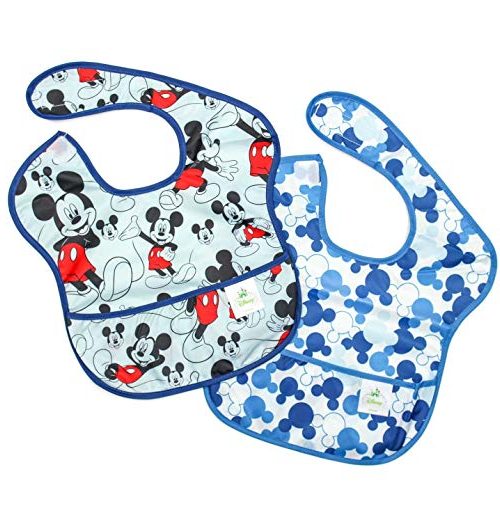 Bumkins Disney Mickey Mouse SuperBib 2 Pack  6-24 Months