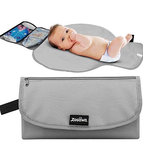 Zooawa Portable Diaper Changing Pad Grey