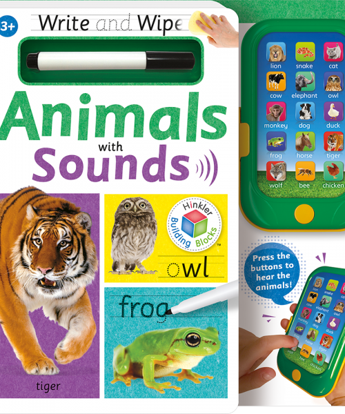 Building Blocks Write and Wipe With Sounds: Animals