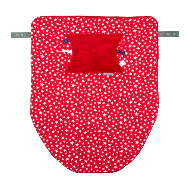 Cheeky Chompers Blanket Red Stars