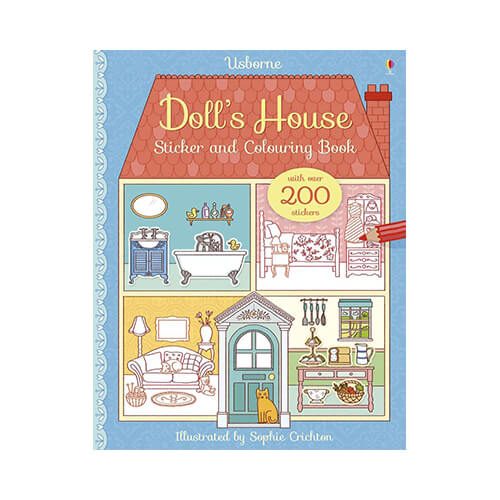Doll's House Sticker and Colouring Book