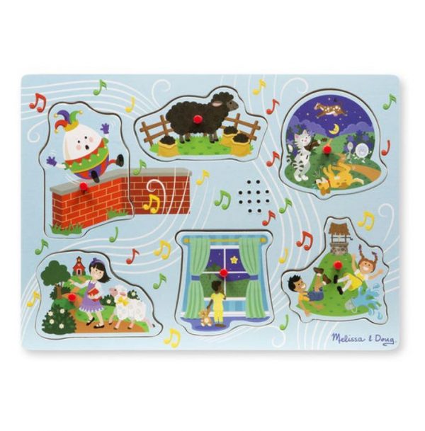 Melissa & Doug Ahşap Sesli Yapboz - İngilizce Çocuk Şarkıları 2